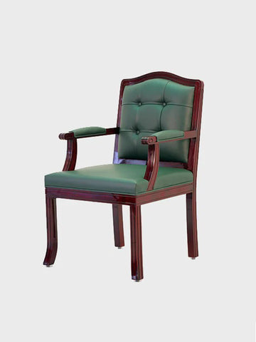 Traditional Wooden Visitor Chair: Leola Visitor Chair