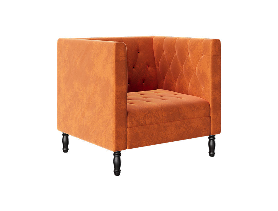 VelvetCube Accent Chair – Luxe Modern Lounge Furniture