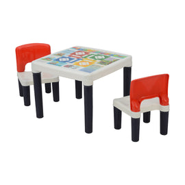 FunTime Kids Furniture Set – Activity Table and Chairs Combo