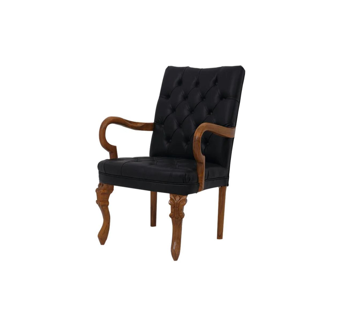 Elegant Button-Tufted Armchair